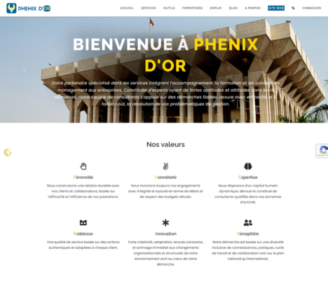Phenix d'Or Web App Development